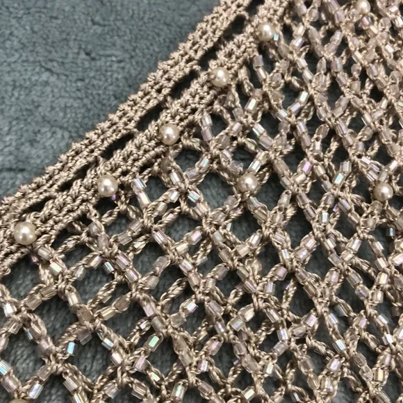 Sparkling GANTOS Vintage Beaded Vest Top Large - Picture 9 of 10